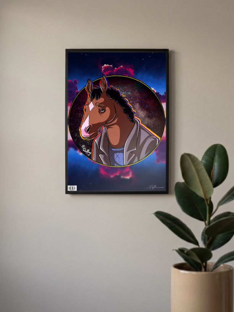 Bojack Portrait Poster