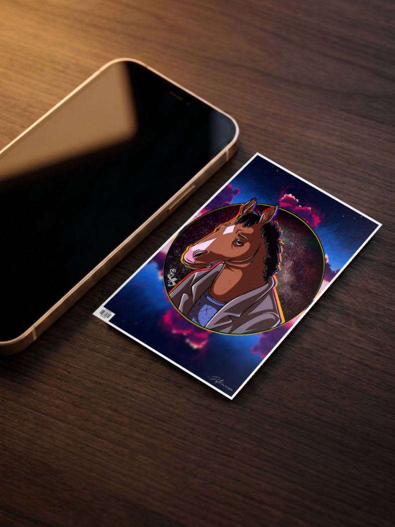 Bojack Portrait Poster