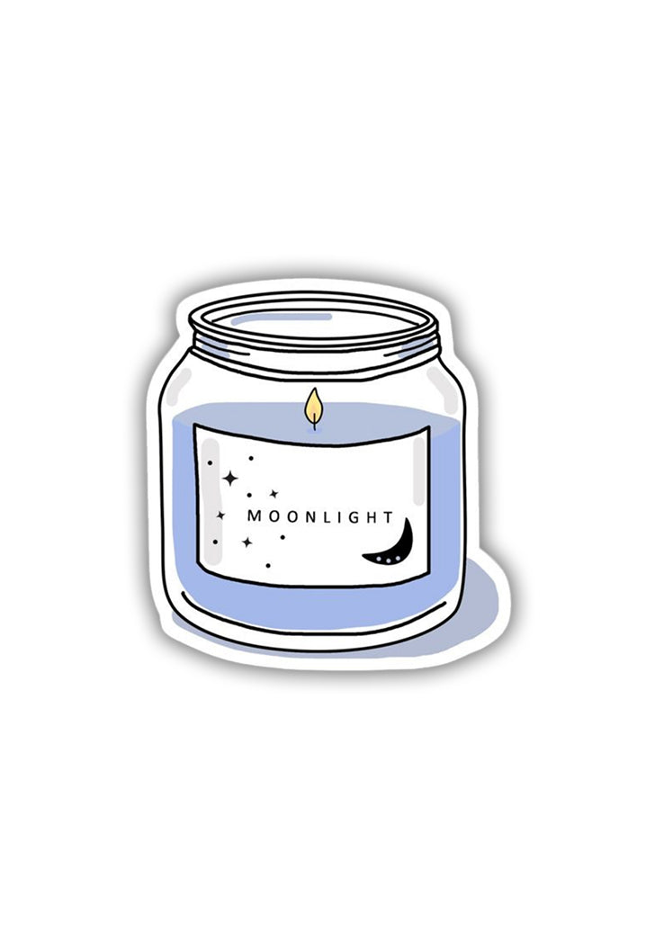 Moonlight Frangrance Candle Sticker