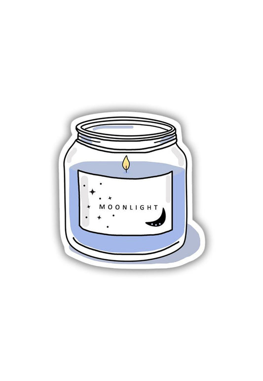 Moonlight Frangrance Candle Sticker