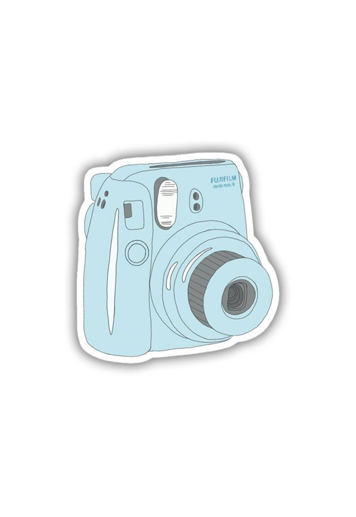 Blue Potrait Camera Sticker