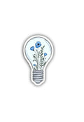 Blooming Lightbulb Sticker