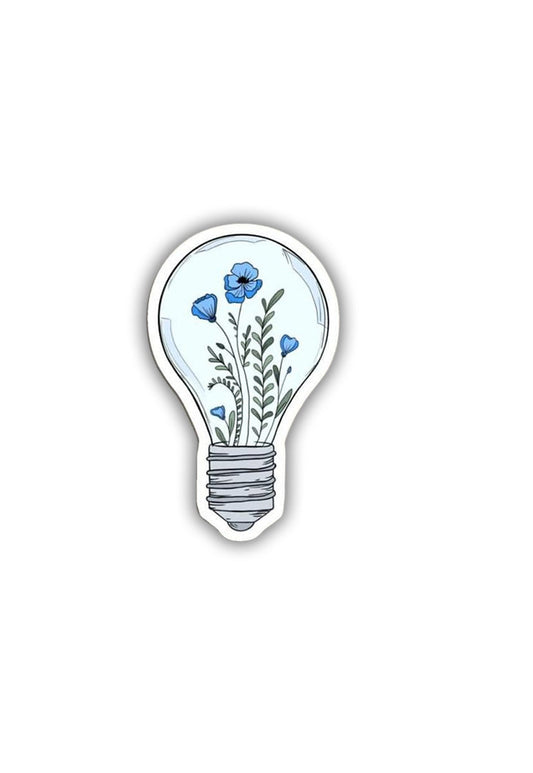 Blooming Lightbulb Sticker