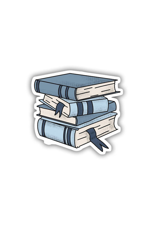 Blue Book Pile Sticker