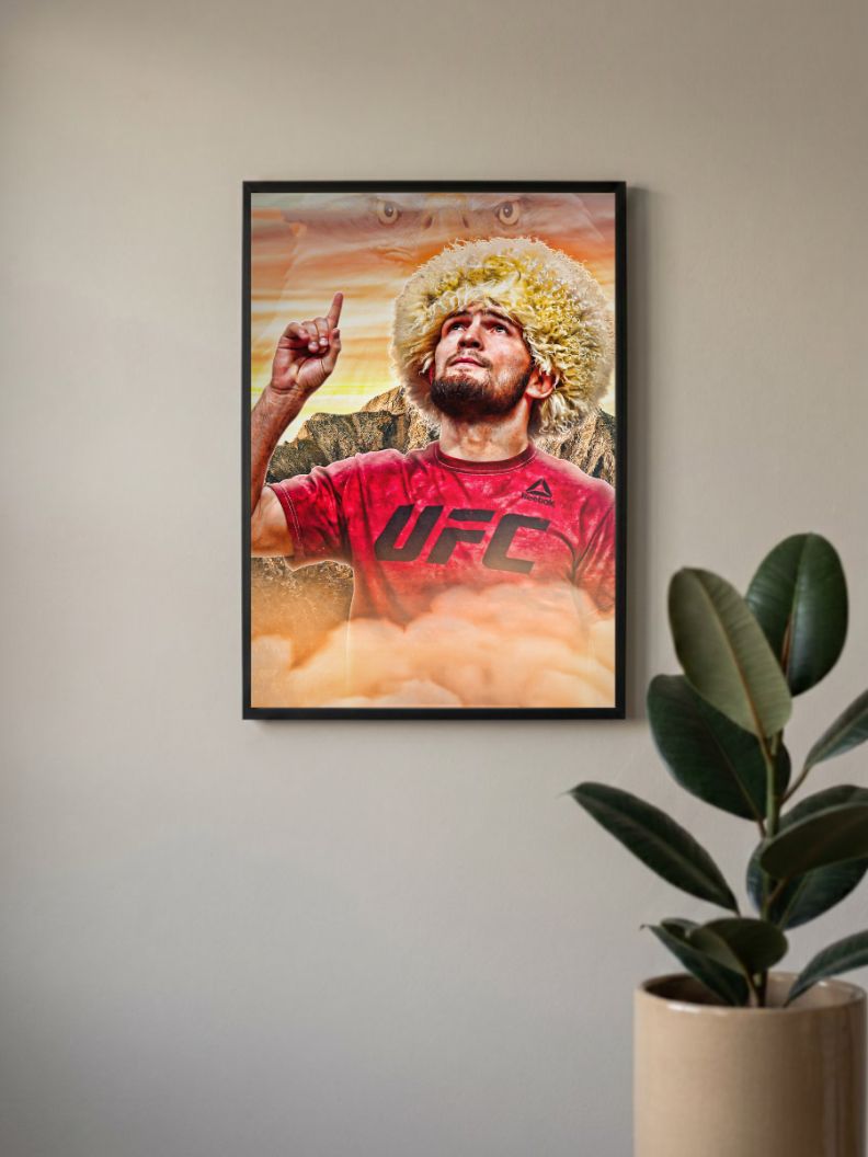 The Eagle's Flight | Khabib Nurmagomedov | UFC Poster