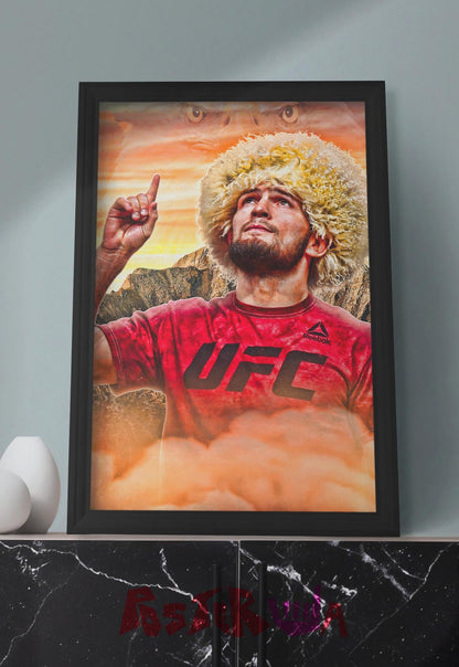 The Eagle's Flight | Khabib Nurmagomedov | UFC Poster