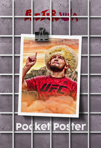 The Eagle's Flight | Khabib Nurmagomedov | UFC Poster