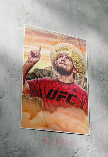The Eagle's Flight | Khabib Nurmagomedov | UFC Poster