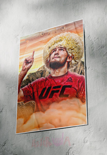 The Eagle's Flight | Khabib Nurmagomedov | UFC Poster