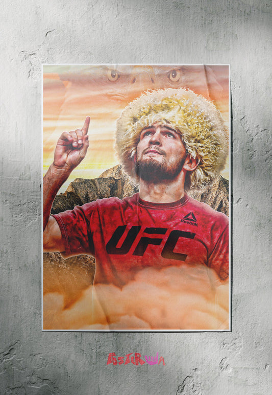 The Eagle's Flight | Khabib Nurmagomedov | UFC Poster