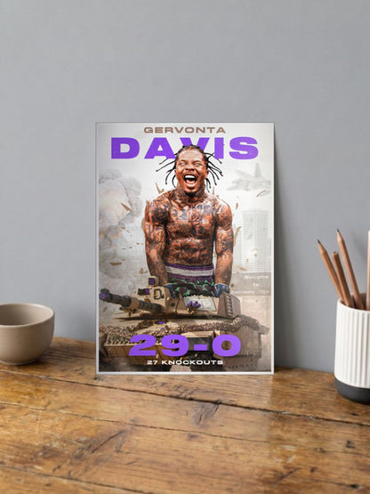 Fist of Fury | Davis Gervonta | UFC Poster