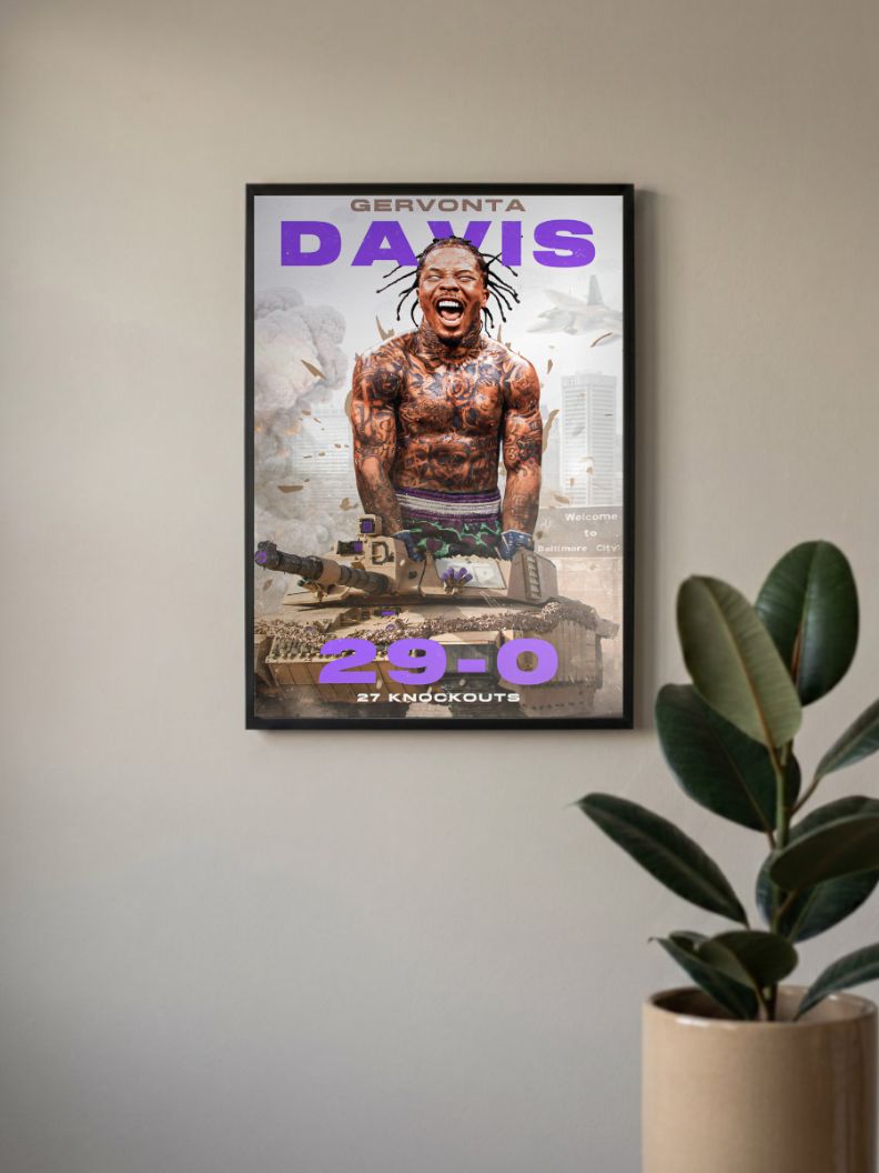 Fist of Fury | Davis Gervonta | UFC Poster