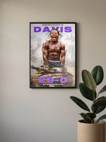 Fist of Fury | Davis Gervonta | UFC Poster