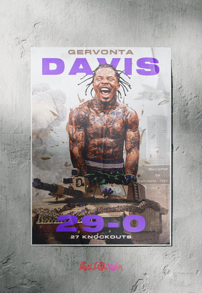 Fist of Fury | Davis Gervonta | UFC Poster
