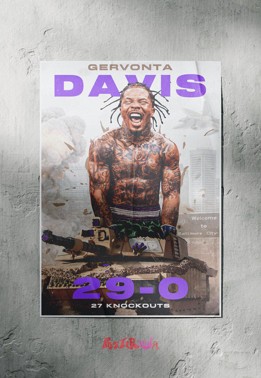 Fist of Fury | Davis Gervonta | UFC Poster