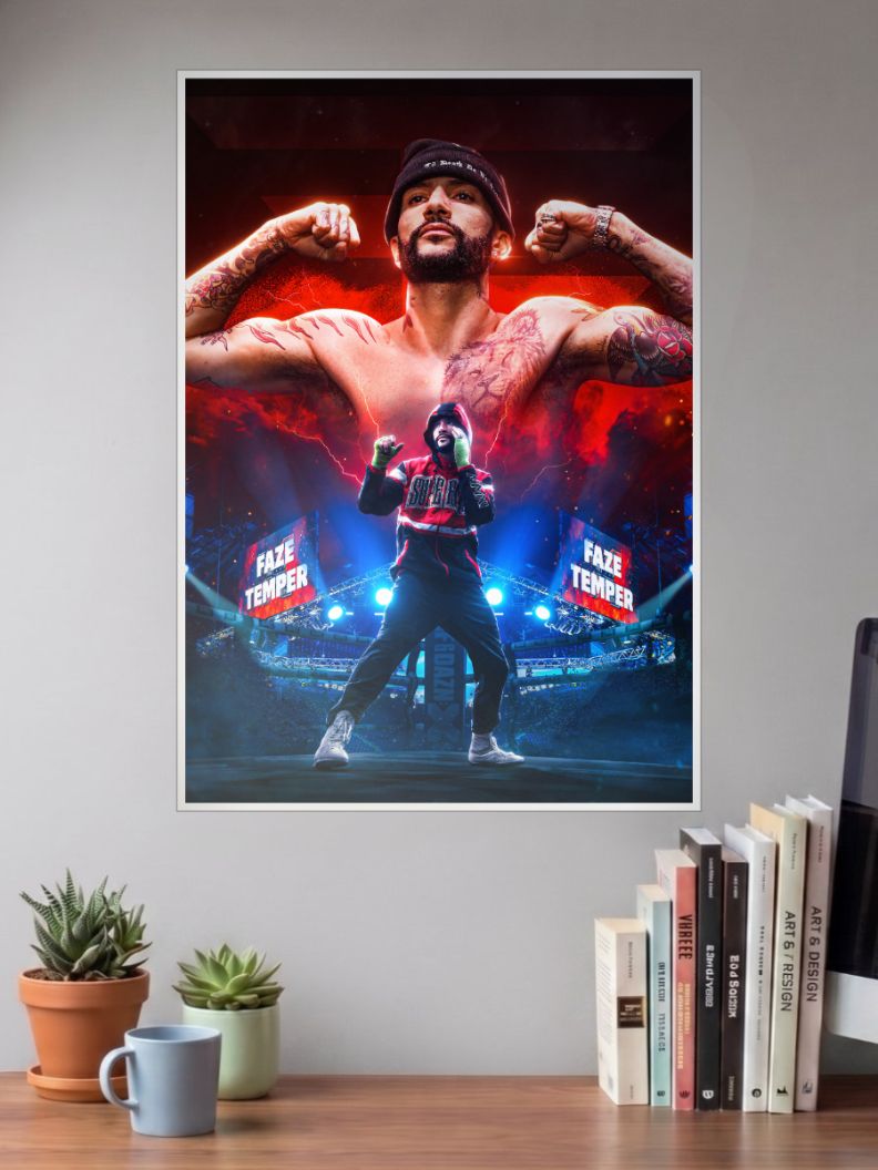 Knockout Chronicles | Faze Temper | Action Movie Poster