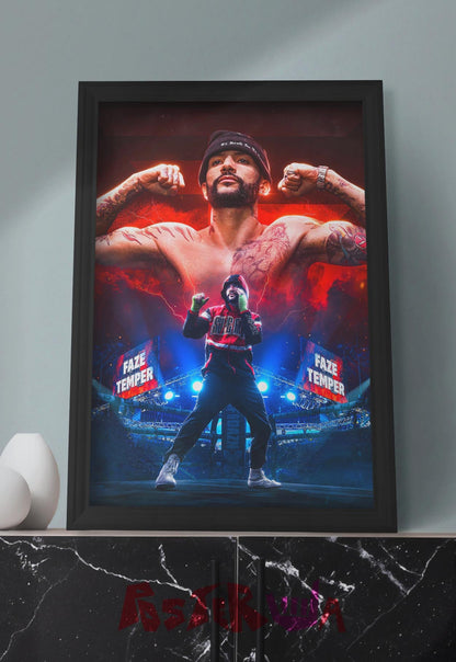 Knockout Chronicles | Faze Temper | Action Movie Poster