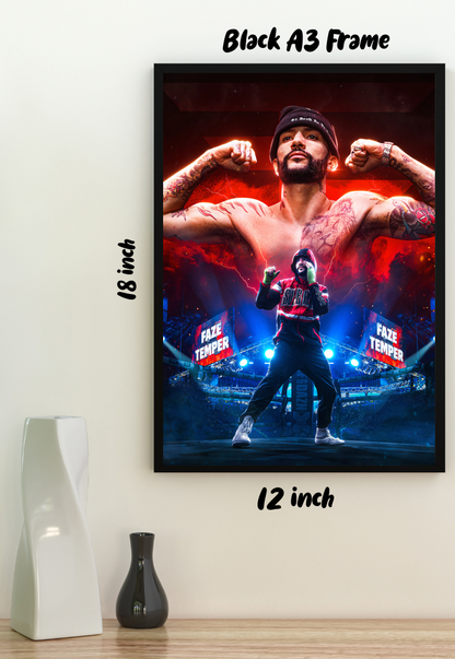 Knockout Chronicles | Faze Temper | Action Movie Poster
