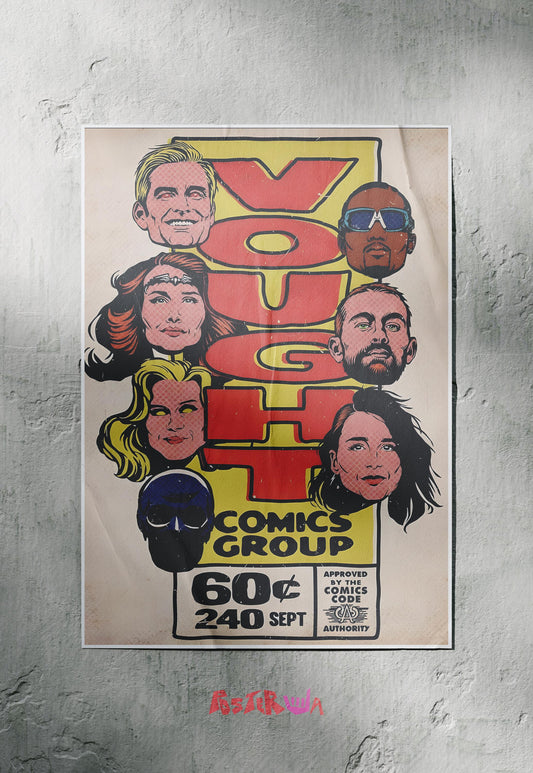 Heroes Unleashed | The Boys | Comic Book Poster