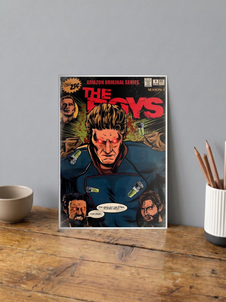 Supreme Enforcer | The Boys | Comic Book Poster