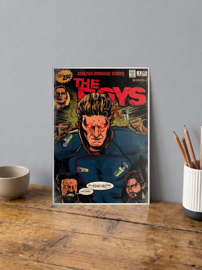 Supreme Enforcer | The Boys | Comic Book Poster