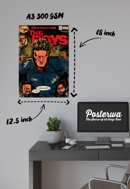 Supreme Enforcer | The Boys | Comic Book Poster