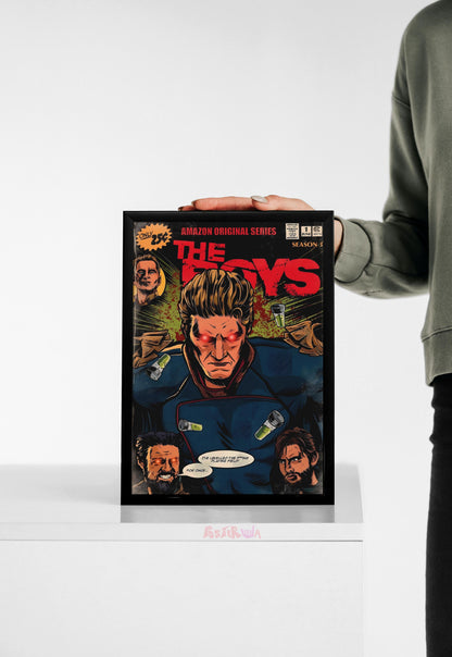Supreme Enforcer | The Boys | Comic Book Poster