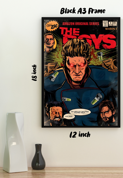 Supreme Enforcer | The Boys | Comic Book Poster