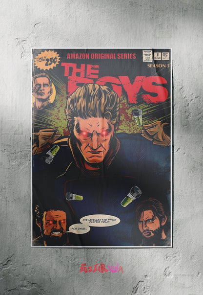 Supreme Enforcer | The Boys | Comic Book Poster