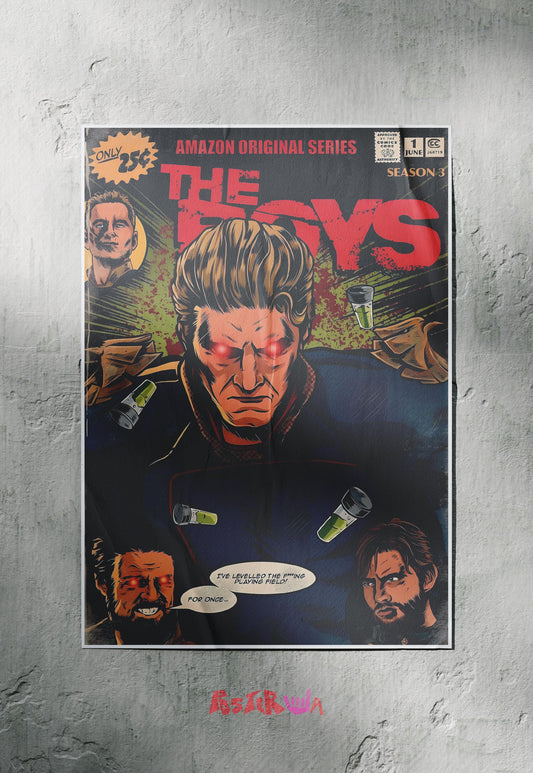 Supreme Enforcer | The Boys | Comic Book Poster