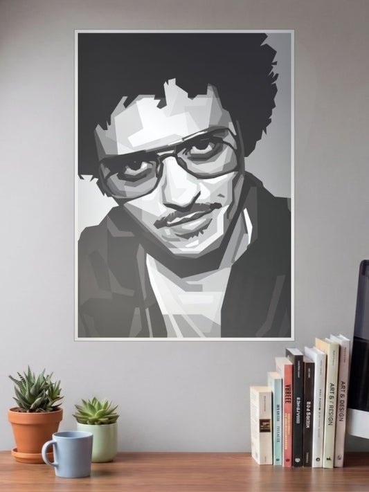 Monochrome Melodies | Bruno Mars | Singers Poster