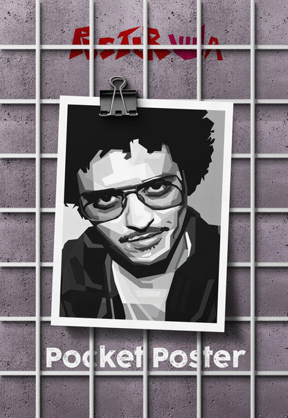 Monochrome Melodies | Bruno Mars | Singers Poster