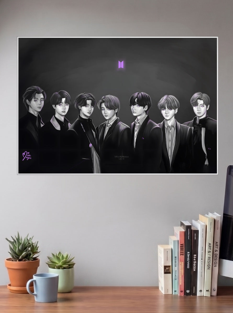 BTS Group Kpop Poster