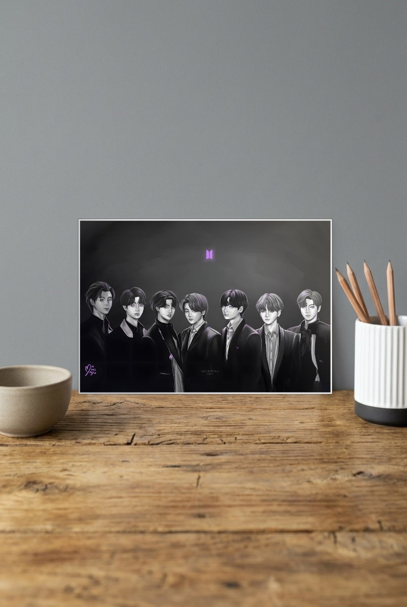 BTS Group Kpop Poster