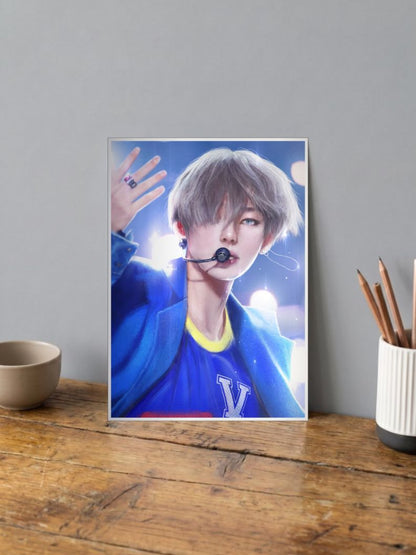 Celestial Symphony | Kim Taehyung (BTS) | Anime Poster