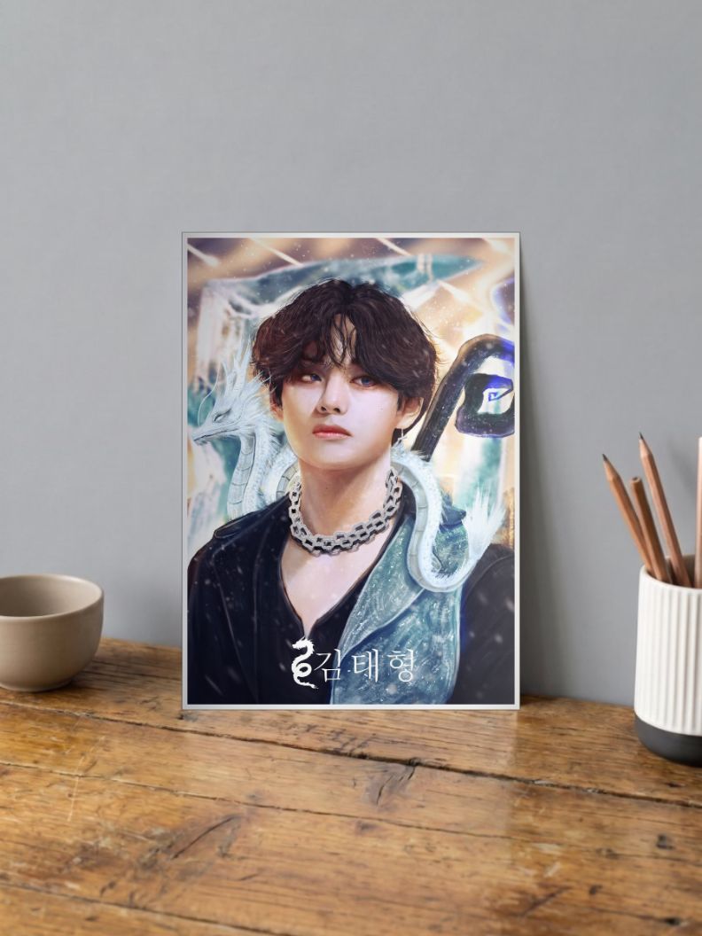 Ethereal Vibes | Kim Taehyung (BTS) | Kpop Poster