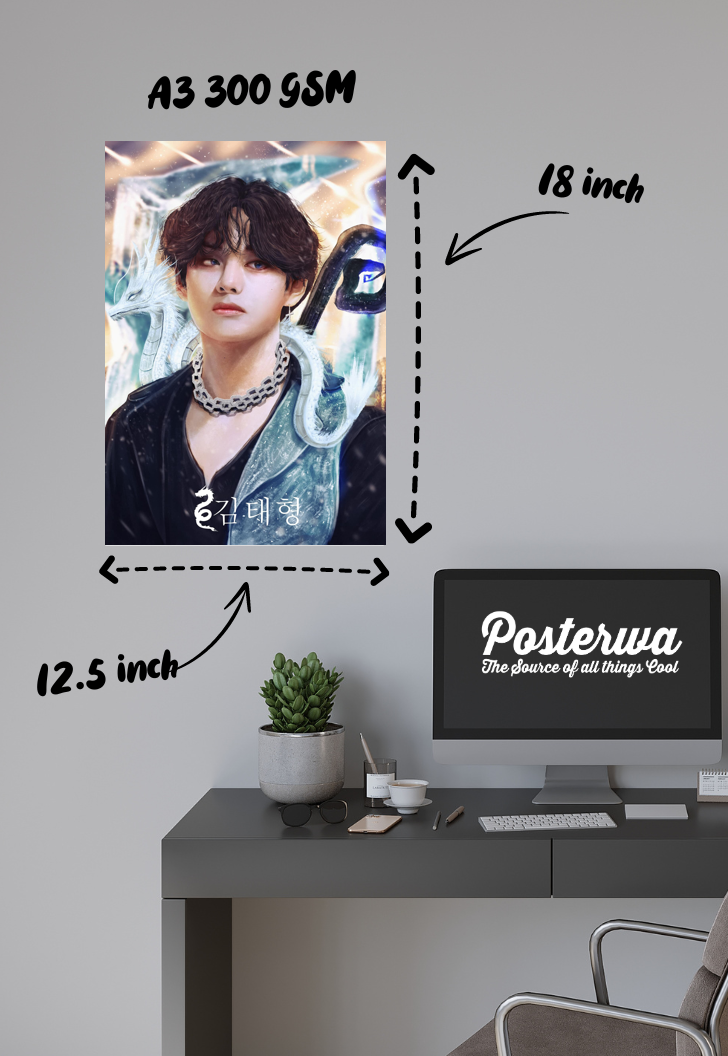 Ethereal Vibes | Kim Taehyung (BTS) | Kpop Poster
