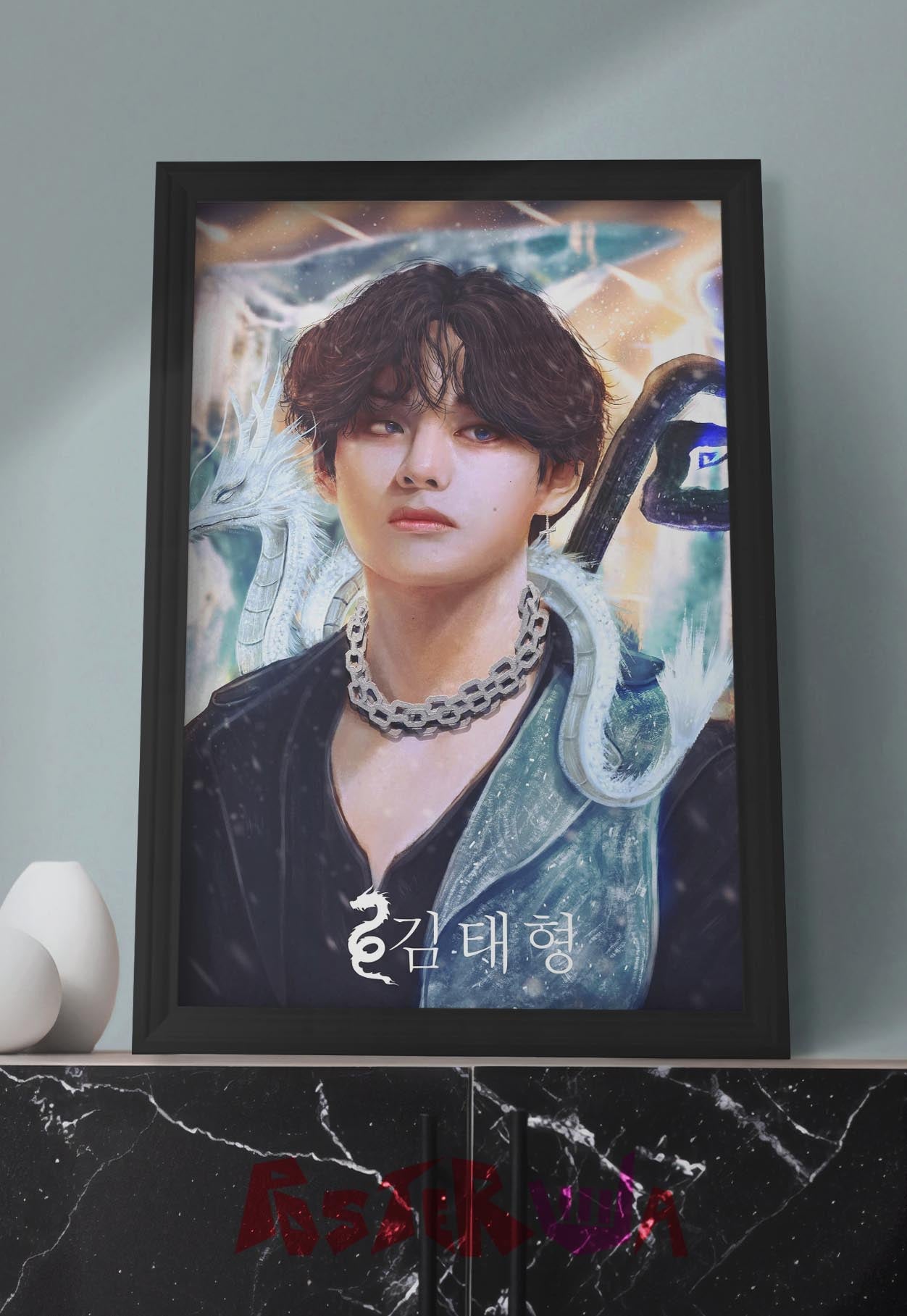 Ethereal Vibes | Kim Taehyung (BTS) | Kpop Poster