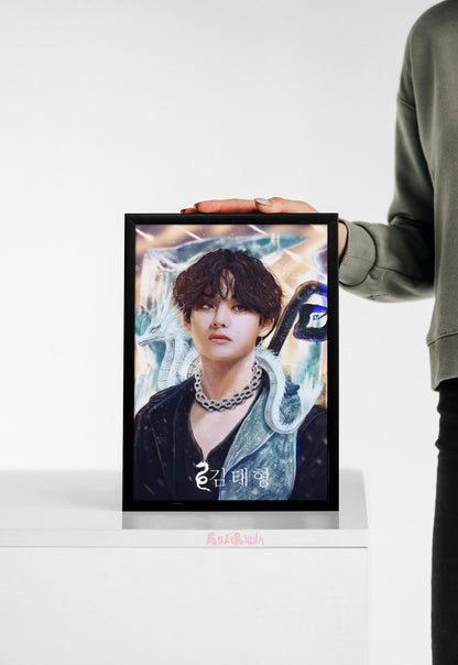 Ethereal Vibes | Kim Taehyung (BTS) | Kpop Poster
