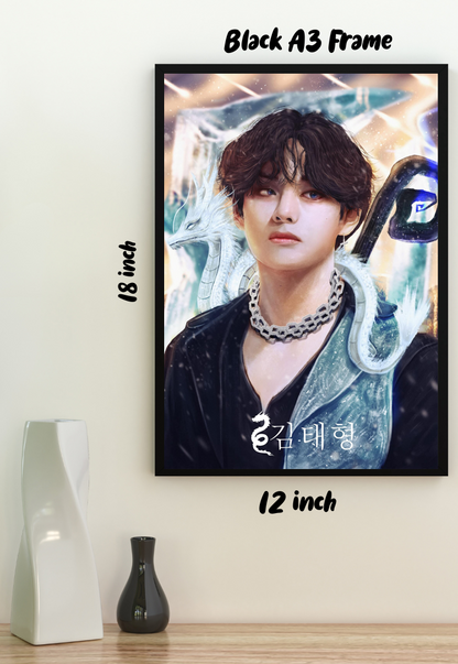 Ethereal Vibes | Kim Taehyung (BTS) | Kpop Poster