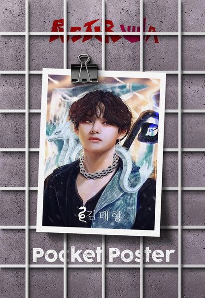 Ethereal Vibes | Kim Taehyung (BTS) | Kpop Poster