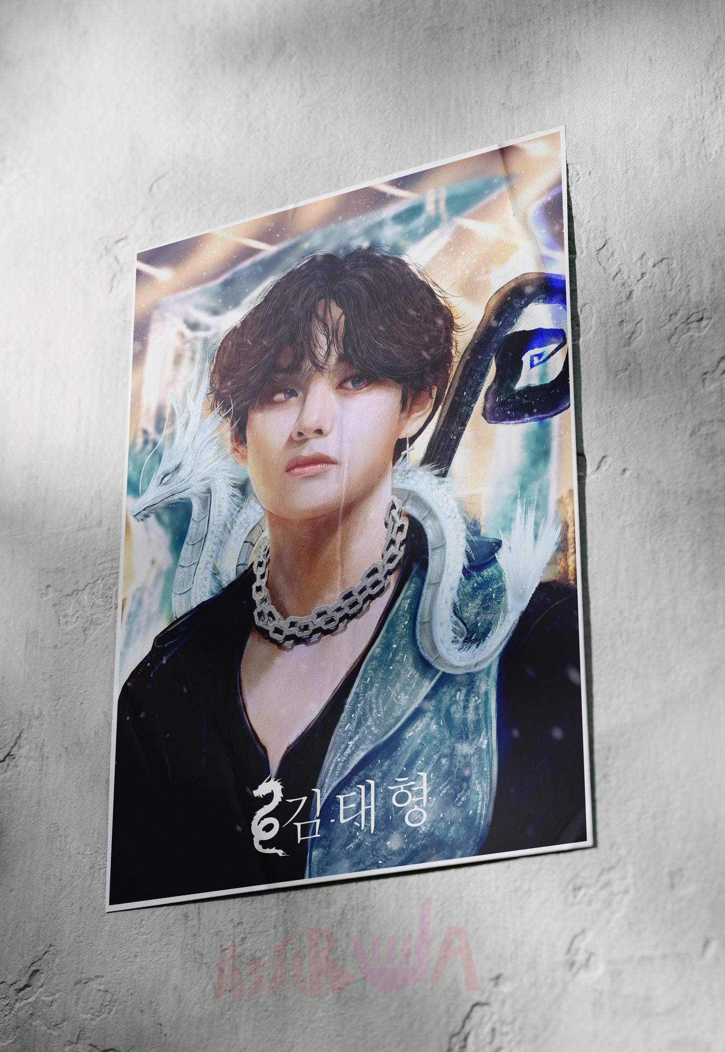 Ethereal Vibes | Kim Taehyung (BTS) | Kpop Poster