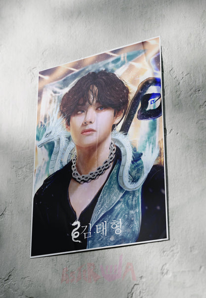 Ethereal Vibes | Kim Taehyung (BTS) | Kpop Poster