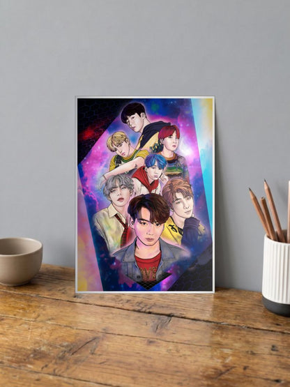 Harmony in Motion | BTS | Kpop Poster