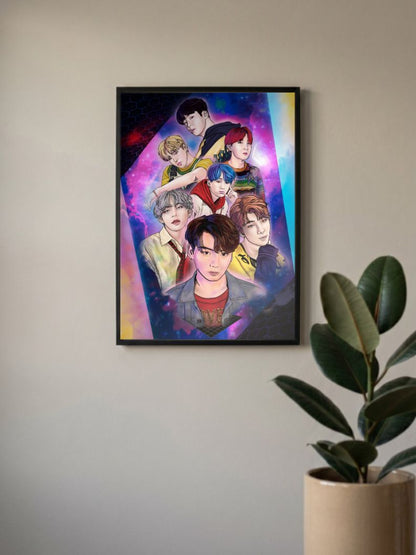 Harmony in Motion | BTS | Kpop Poster