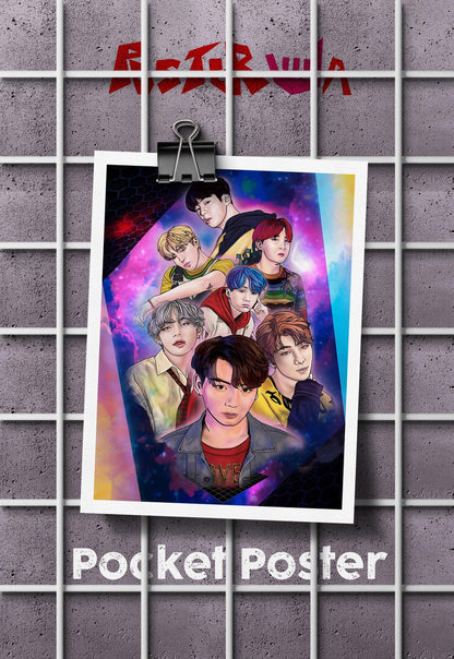 Harmony in Motion | BTS | Kpop Poster
