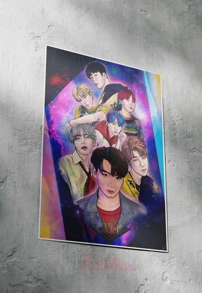 Harmony in Motion | BTS | Kpop Poster