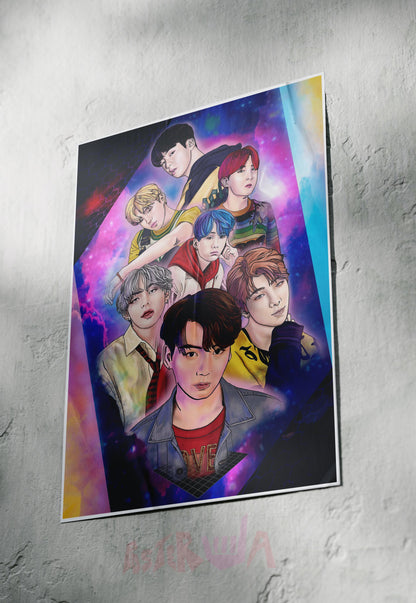 Harmony in Motion | BTS | Kpop Poster