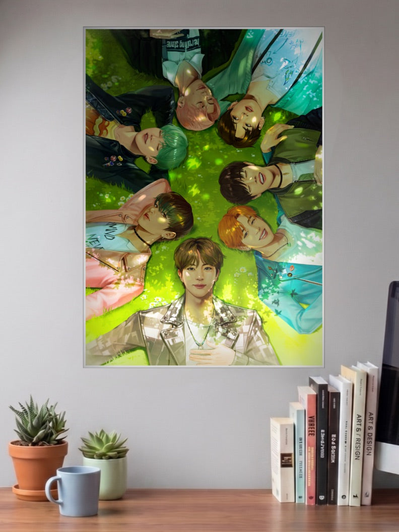 BTS Universe Story Anime Poster