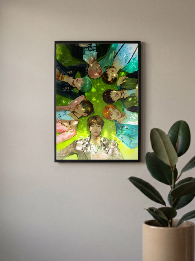 BTS Universe Story Anime Poster